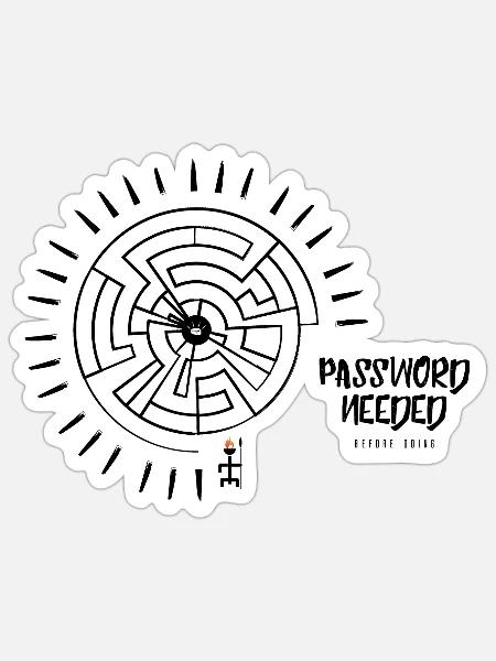 - Sticker - white matte