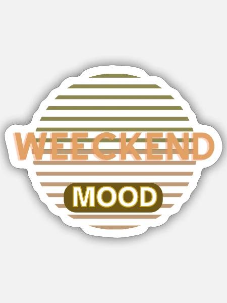 - Sticker - white matte