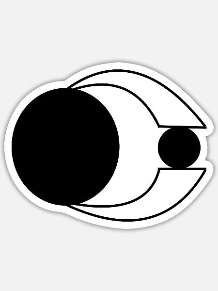 - Sticker - white matte