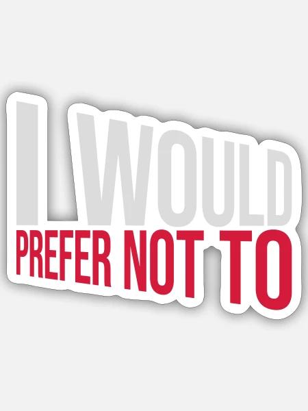  - Sticker - white matte