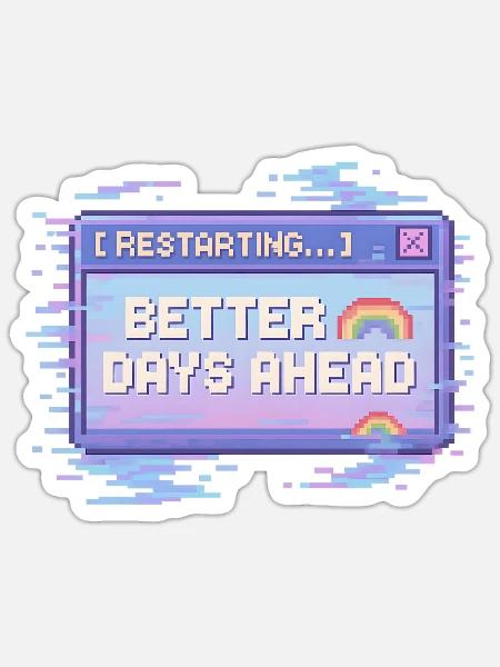 - Sticker - white matte