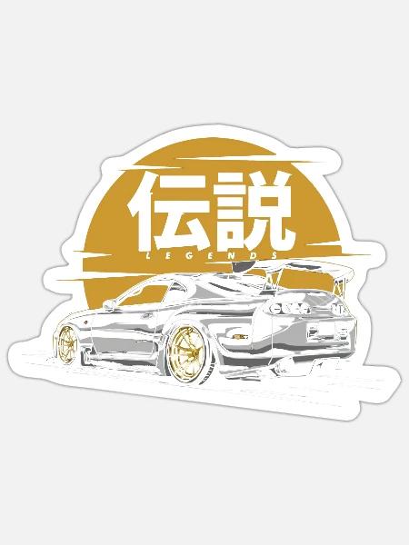 Supra MK4 - Sticker - white matte