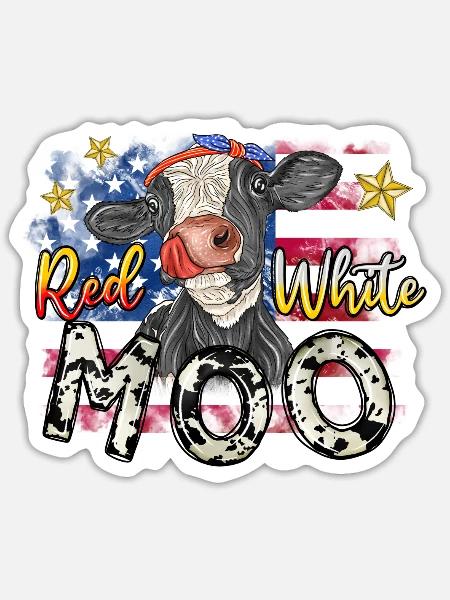 - Sticker - white matte