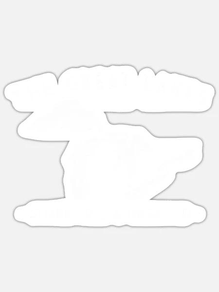 Great Lakes Shark Free And Unsalted - Sticker - white matte