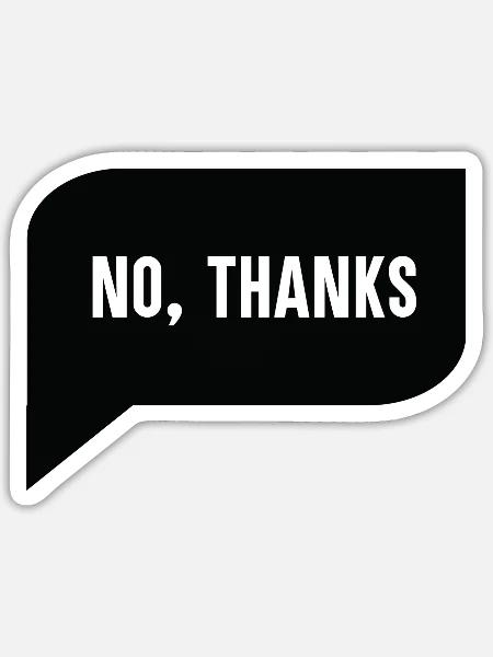 - Sticker - white matte