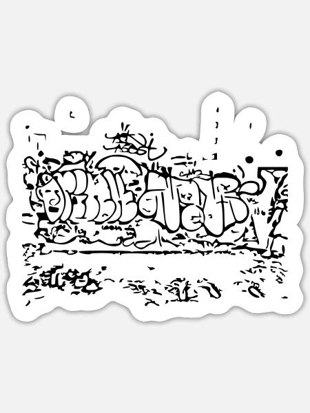 - Sticker - white matte