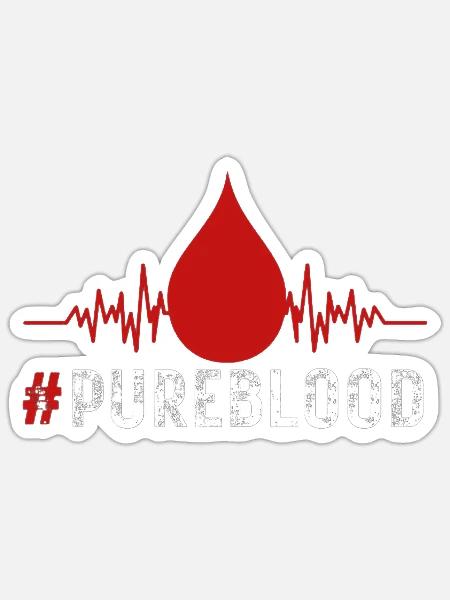 Pure Bloods - Sticker - white matte