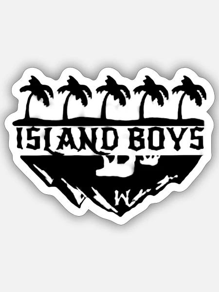 Island boys from Cali - Sticker - white matte
