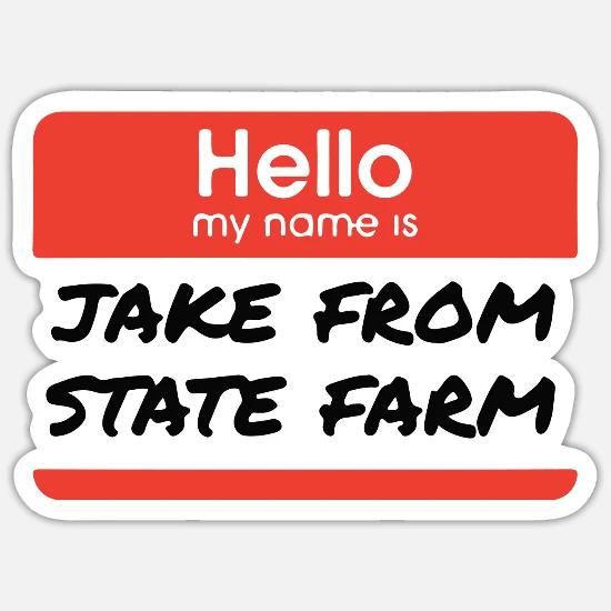 Jake From State Farm Costume Badge – 1.5" X 3" Halloween Accessory