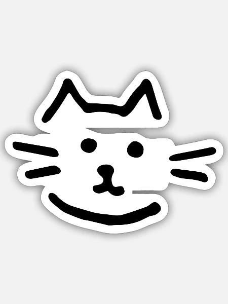 - Sticker - white matte
