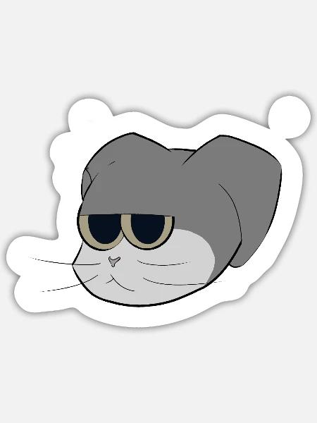 - Sticker - white matte