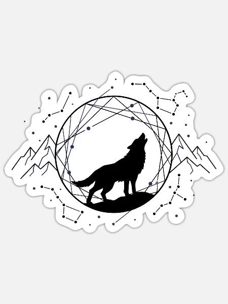 - Sticker - white matte