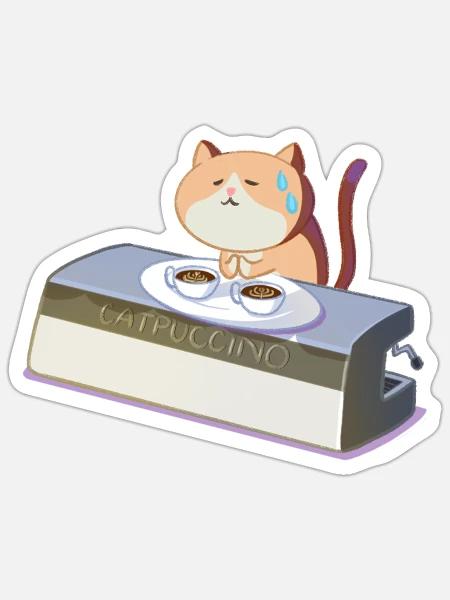 - Sticker - white matte