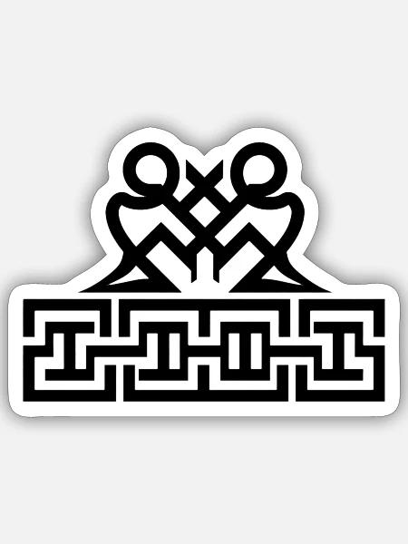 - Sticker - white matte