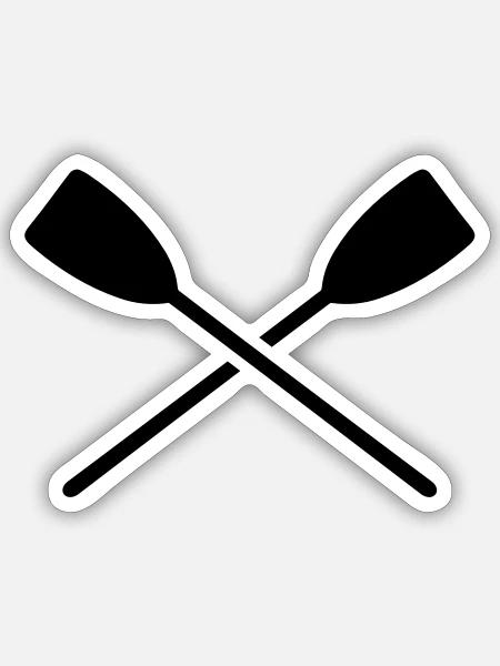 Rowing - Sticker - white matte