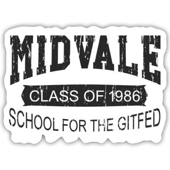 Midvale School for the Gifted Gary Larson the Far - Sticker - white matte - Front