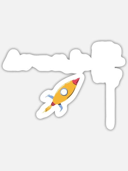 Rocket Equation Most Fundamental Equation Of Space - Sticker - white matte