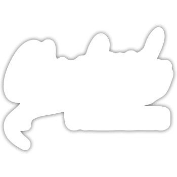 Cleveland Guardians Wave - Sticker - white matte - Front