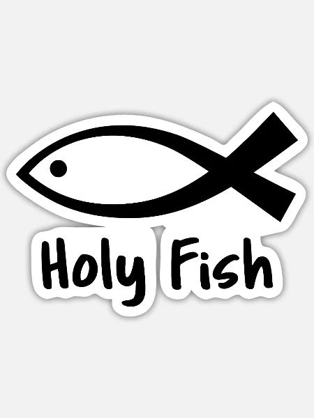 Holy Fish - Sticker - white matte
