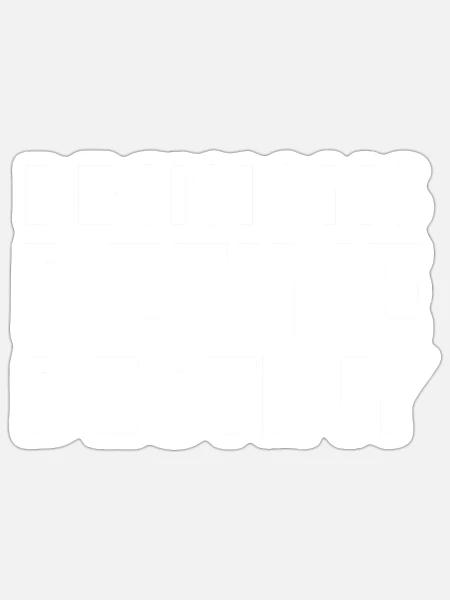 - Sticker - white matte