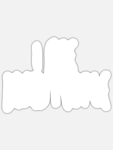 I See Dumb People - Sticker - white matte
