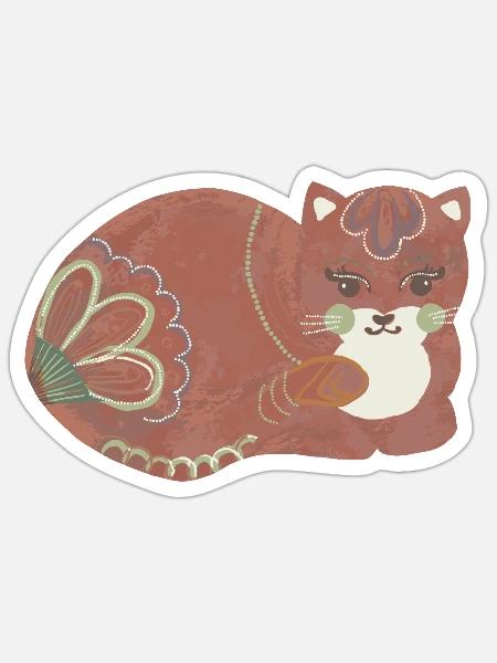 - Sticker - white matte