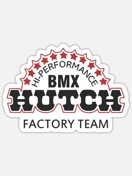 Hi-Perforce Bmx Hutch - Sticker - white matte