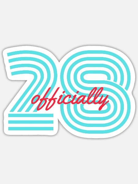- Sticker - white matte