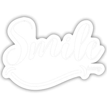 smile honey - Sticker - white matte - Front