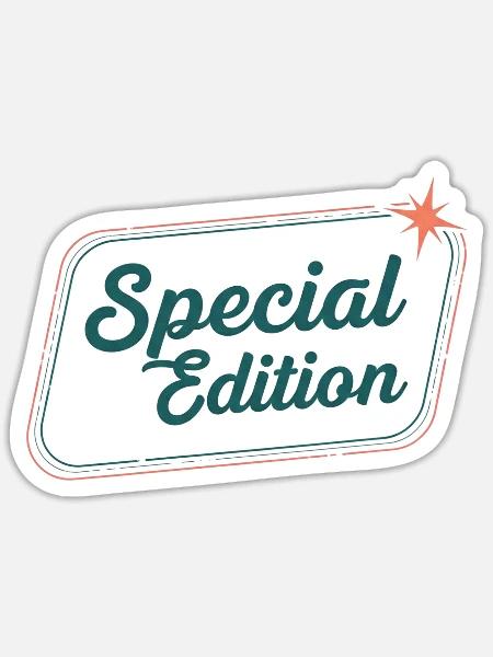- Sticker - white matte
