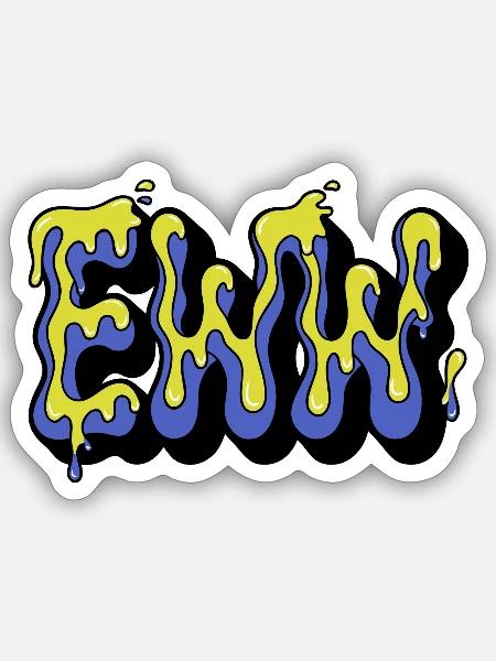 - Sticker - white matte