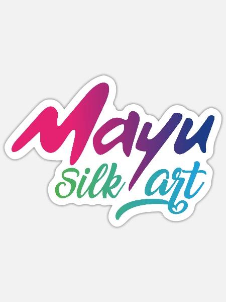 Mayu Silk Art - Sticker - white matte