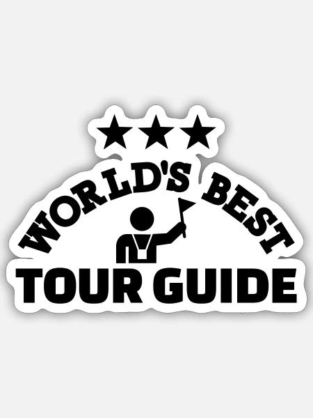 Tour guide - Sticker - white matte