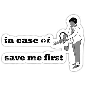 In Case of Emergency - Sticker - white matte - Front