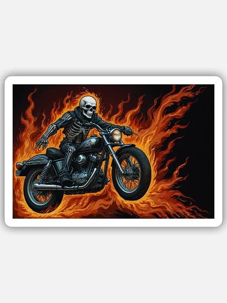 - Sticker - white matte