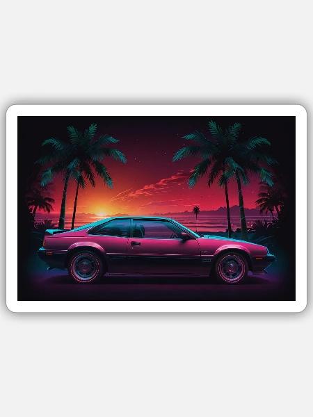 - Sticker - white matte