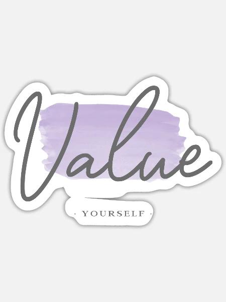 - Sticker - white matte