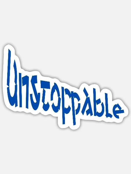 - Sticker - white matte