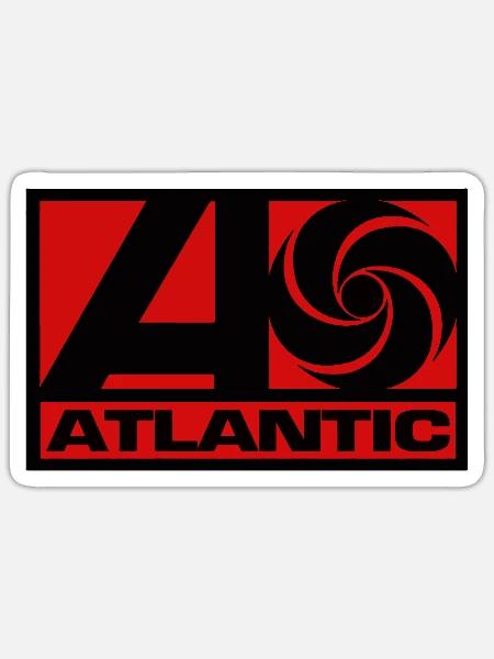 Atlantic Spiral 40 Logo - Sticker - white matte