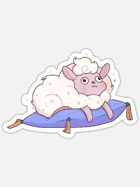  - Sticker - white matte