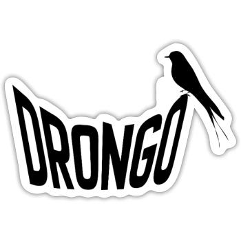 drongo - Sticker - white matte - Front