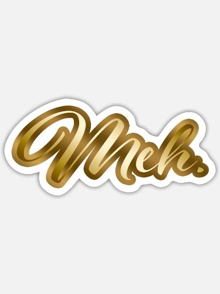 - Sticker - white matte