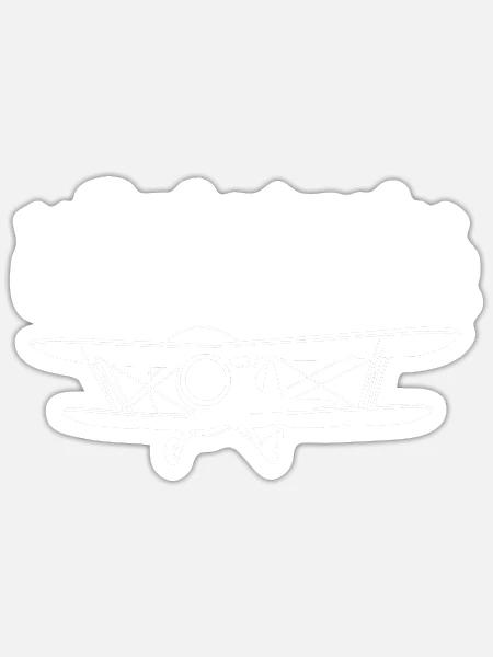 Crop Dusting Professional Crop Duster - Sticker - white matte