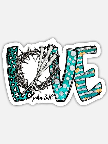 - Sticker - white matte