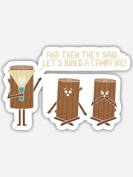 - Sticker - white matte