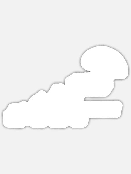 Paragliding Paraglider Pilot Weekly Planning - Sticker - white matte