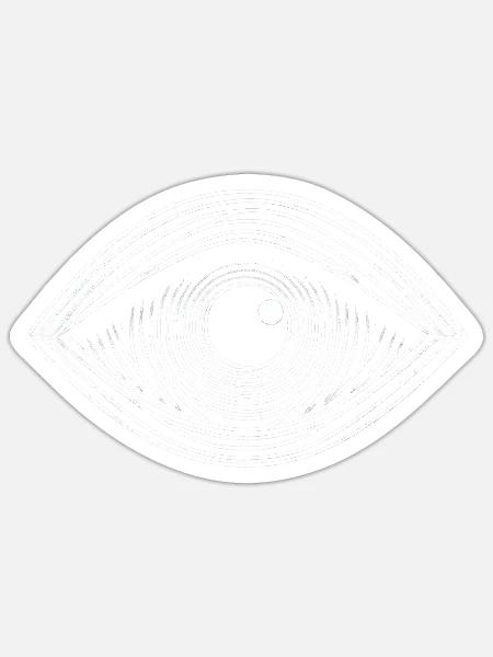 - Sticker - white matte