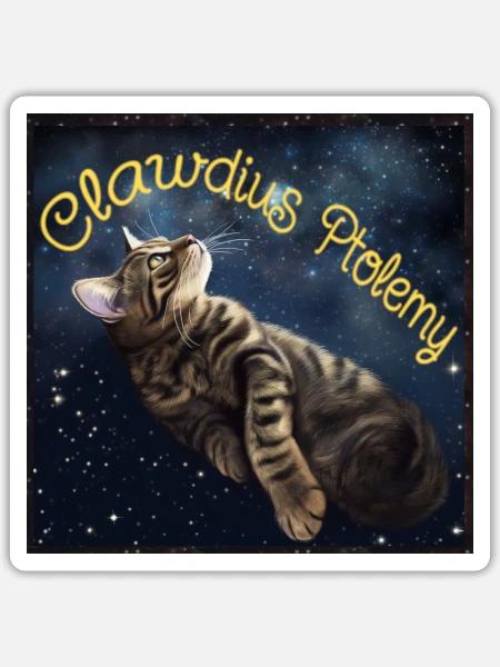 Clawdius Ptolemy - Sticker - white matte