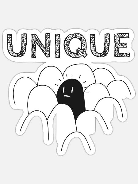 - Sticker - white matte