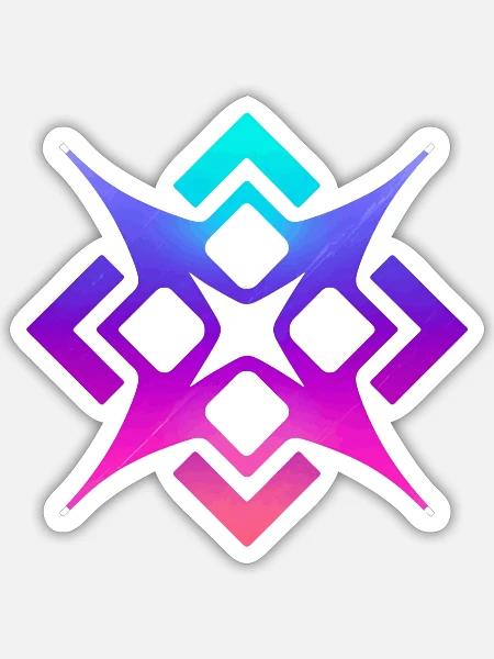 - Sticker - white matte